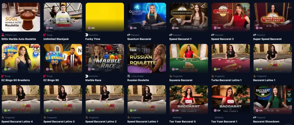 Лайв казино в 1Win