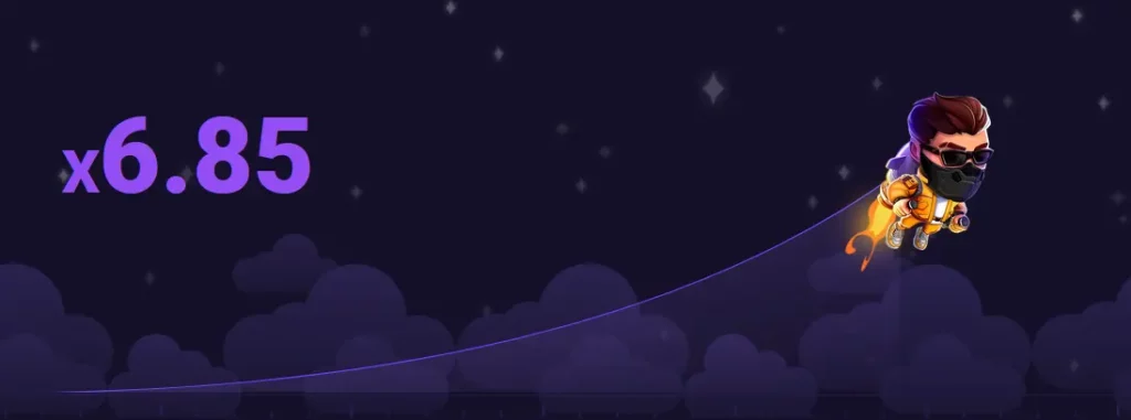 Рост коэффициента в Lucky Jet